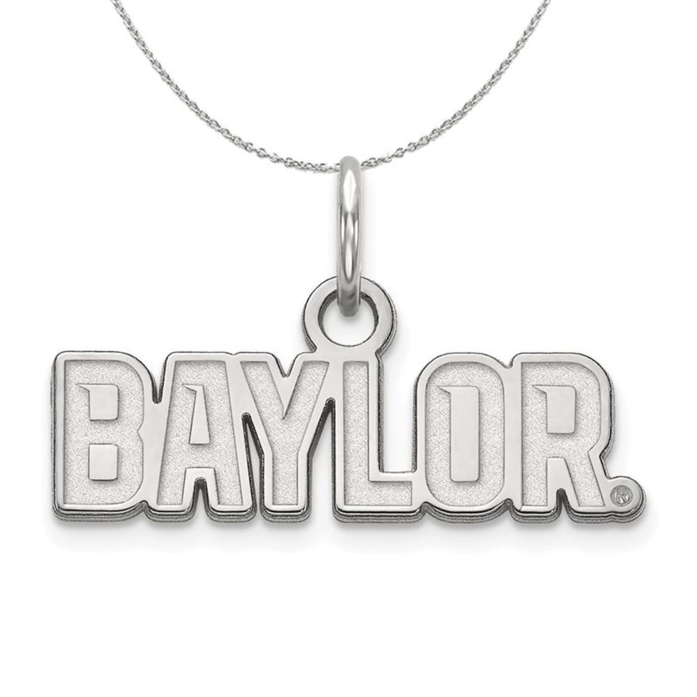 Sterling Silver Baylor U XS (Tiny) Necklace - 18 Inch